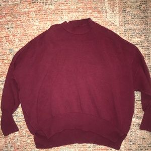 Free People Easy Street Tunic in Burgundy